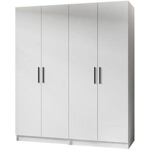 Skříň 2x Gold 2D bílá/bílá obraz