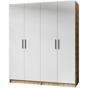 Skříň 2x Gold 2D dub craft zlatá/bílá obraz