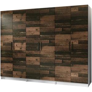 Skříň 3x Gold 2D bílá/old style obraz