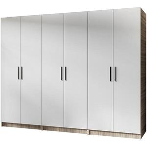 Skříň 3x Gold 2D dub sonoma/bílá obraz