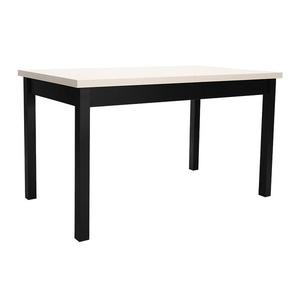 Stůl ST-67 150x80+40 pracovní deska dub kašmír/carga + nohy černá obraz