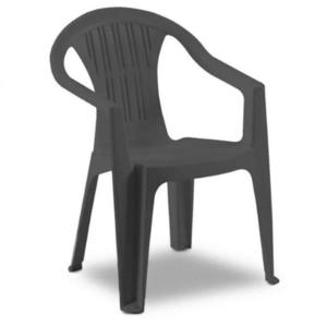 Zahradní židle Ratak z grafitu obraz