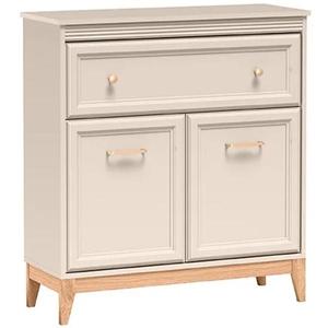 Komoda Windsor W-19 kašmír/dub přírodní obraz