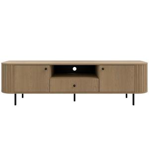 Tv stolek Ovalio 321 2F 1S dub cremona obraz