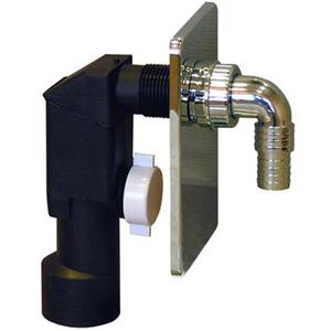 Sifon pračkový podomítkový ABS chromovaný fi 40/50 obraz