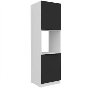 Kuchyňská skříňka Aria BL/WH Anti Fingerprint 60DP-210 2F obraz