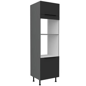 Kuchyňská skříňka Aria BL/ANT Anti Fingerprint 60DPM-215 2F obraz