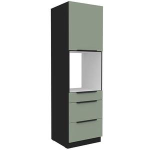 Kuchyňská skříňka Aria SA/BL Anti Fingerprint 60DPS-210 1F 3S obraz