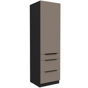 Kuchyňská skříňka Aria TA/BL Anti Fingerprint 60DKS-210 1F 3S obraz