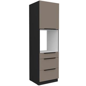 Kuchyňská skříňka Aria TA/BL Anti Fingerprint 60DPS-210 1F 3S obraz