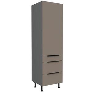 Kuchyňská skříňka Aria TA/ANT Anti Fingerprint 60DKS-215 1F 3S obraz