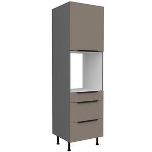 Kuchyňská skříňka Aria TA/ANT Anti Fingerprint 60DPS-215 1F 3S obraz