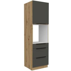 Kuchyňská skříňka Aria GR/AR Anti Fingerprint 60DPS-210 1F 3S obraz