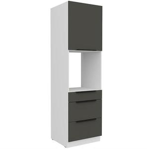 Kuchyňská skříňka Aria GR/WH Anti Fingerprint 60DPS-210 1F 3S obraz