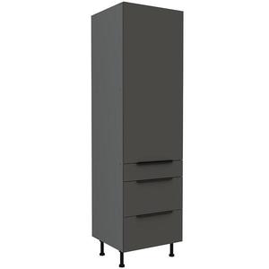 Kuchyňská skříňka Aria GR/ANT Anti Fingerprint 60DKS-215 1F 3S obraz