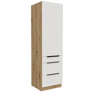 Kuchyňská skříňka Aria WH/AR Anti Fingerprint 60DKS-210 1F 3S obraz