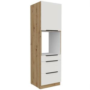 Kuchyňská skříňka Aria WH/AR Anti Fingerprint 60DPS-210 1F 3S obraz