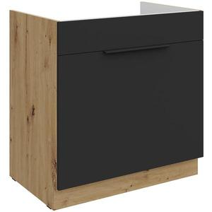 Kuchyňská skříňka Aria BL/AR Anti Fingerprint 80zl 1s Bb obraz