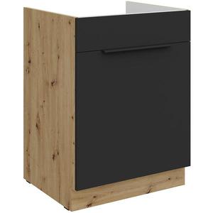 Kuchyňská skříňka Aria BL/AR Anti Fingerprint 60zl 1s Bb obraz