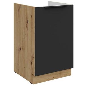 Kuchyňská skříňka Aria BL/AR Anti Fingerprint 50zl 1f Bb obraz