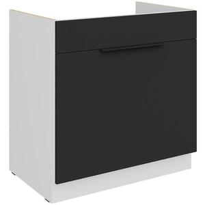 Kuchyňská skříňka Aria BL/WH Anti Fingerprint 80zl 1s Bb obraz