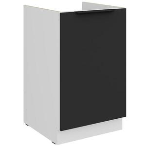 Kuchyňská skříňka Aria BL/WH Anti Fingerprint 50zl 1f Bb obraz