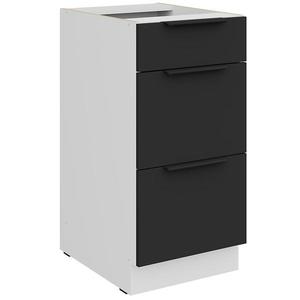 Kuchyňská skříňka Aria BL/WH Anti Fingerprint 40d 3s Bb obraz