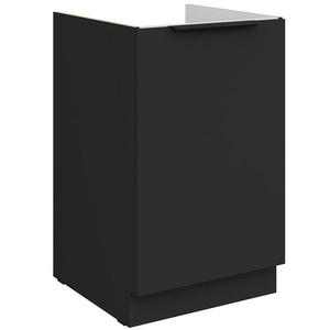 Kuchyňská skříňka Aria BL/BL Anti Fingerprint 50zl 1f Bb obraz