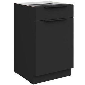 Kuchyňská skříňka Aria BL/BL Anti Fingerprint 50d 1f 1s Bb obraz