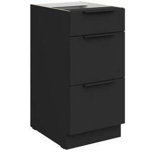 Kuchyňská skříňka Aria BL/BL Anti Fingerprint 40d 3s Bb obraz