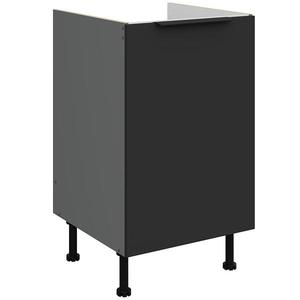 Kuchyňská skříňka Aria BL/ANT Anti Fingerprint 50zl 1f Bb obraz