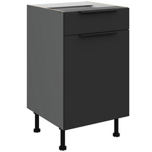 Kuchyňská skříňka Aria BL/ANT Anti Fingerprint 50d 1f 1s Bb obraz