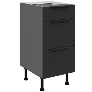 Kuchyňská skříňka Aria BL/ANT Anti Fingerprint 40d 3s Bb obraz