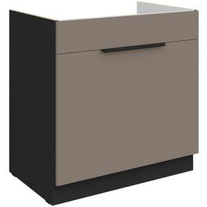 Kuchyňská skříňka Aria TA/BL Anti Fingerprint 80zl 1s Bb obraz