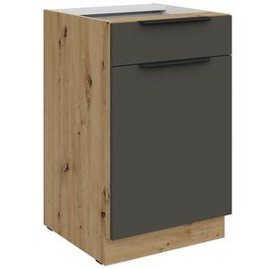 Kuchyňská skříňka Aria GR/AR Anti Fingerprint 50d 1f 1s Bb obraz