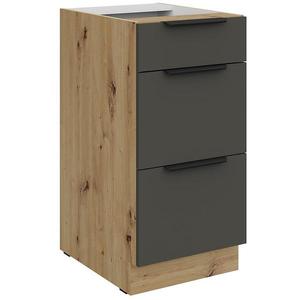 Kuchyňská skříňka Aria GR/AR Anti Fingerprint 40d 3s Bb obraz