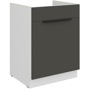 Kuchyňská skříňka Aria GR/WH Anti Fingerprint 60zl 1s Bb obraz