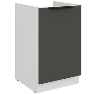 Kuchyňská skříňka Aria GR/WH Anti Fingerprint 50zl 1f Bb obraz