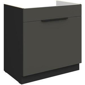 Kuchyňská skříňka Aria GR/BL Anti Fingerprint 80zl 1s Bb obraz