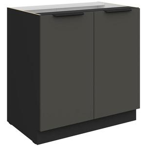 Kuchyňská skříňka Aria GR/BL Anti Fingerprint 80d 2f Bb obraz