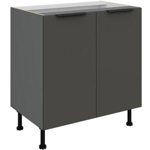 Kuchyňská skříňka Aria GR/ANT Anti Fingerprint 80d 2f Bb obraz