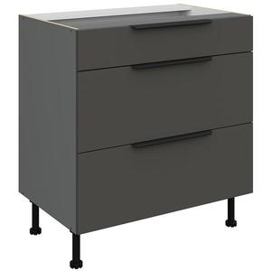 Kuchyňská skříňka Aria GR/ANT Anti Fingerprint 80d 3s Bb obraz