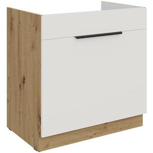 Kuchyňská skříňka Aria WH/AR Anti Fingerprint 80zl 1s Bb obraz