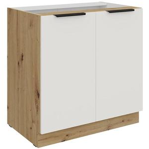 Kuchyňská skříňka Aria WH/AR Anti Fingerprint 80d 2f Bb obraz