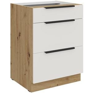 Kuchyňská skříňka Aria WH/AR Anti Fingerprint 60d 3s Bb obraz