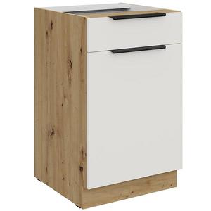 Kuchyňská skříňka Aria WH/AR Anti Fingerprint 50d 1f 1s Bb obraz