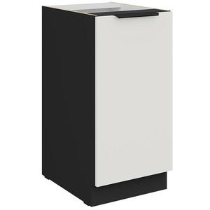 Kuchyňská skříňka Aria WH/BL Anti Fingerprint 40d 1f Bb obraz