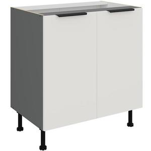 Kuchyňská skříňka Aria WH/ANT Anti Fingerprint 80d 2f Bb obraz