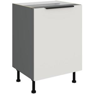 Kuchyňská skříňka Aria WH/ANT Anti Fingerprint 60d 1f Bb obraz