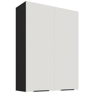 Kuchyňská skříňka Aria WH/BL Anti Fingerprint 80g-108 2f obraz